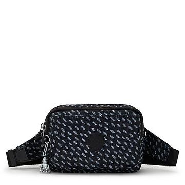 Kipling Abanu Multi Printed Convertible Crossbodytassen Zwart | NL 2184BE